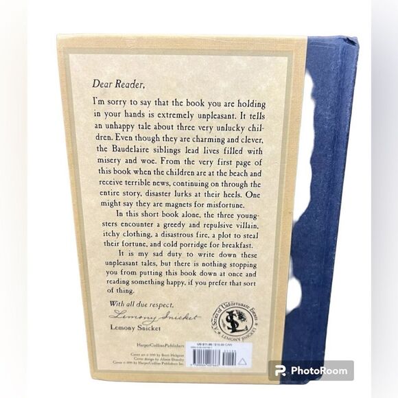 Unfortunate Events- 1st Edition, Series 1- Lemony Snicket - Picture 2 of 5
